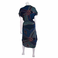 Oval Dress with Belt-Dresses-Siesta Crafts