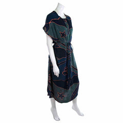 Oval Dress with Belt-Dresses-Siesta Crafts