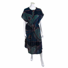 Oval Dress with Belt-Dresses-Siesta Crafts