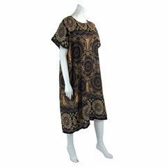 Thai Rose Shift Dress-Dresses-Siesta Crafts