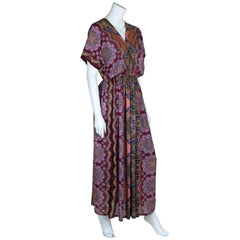 Thai Rose Maxi Dress-Dresses-Siesta Crafts