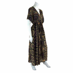 Thai Rose Maxi Dress-Dresses-Siesta Crafts