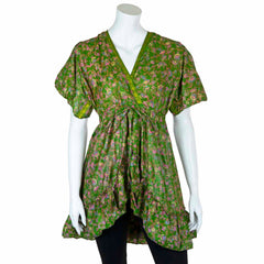 Recycled Sari Waterfall Top-Tops-Siesta Crafts