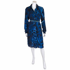 Tonal Tie Dye Shirt Dress-Dresses-Siesta Crafts