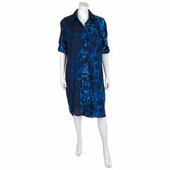 Tonal Tie Dye Shirt Dress-Dresses-Siesta Crafts