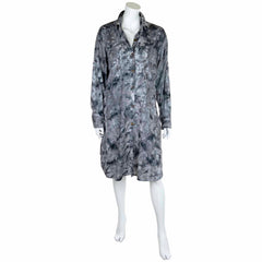 Tonal Tie Dye Shirt Dress-Dresses-Siesta Crafts