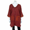 Patterned Pocket Smock Dress-Tops-Siesta Crafts