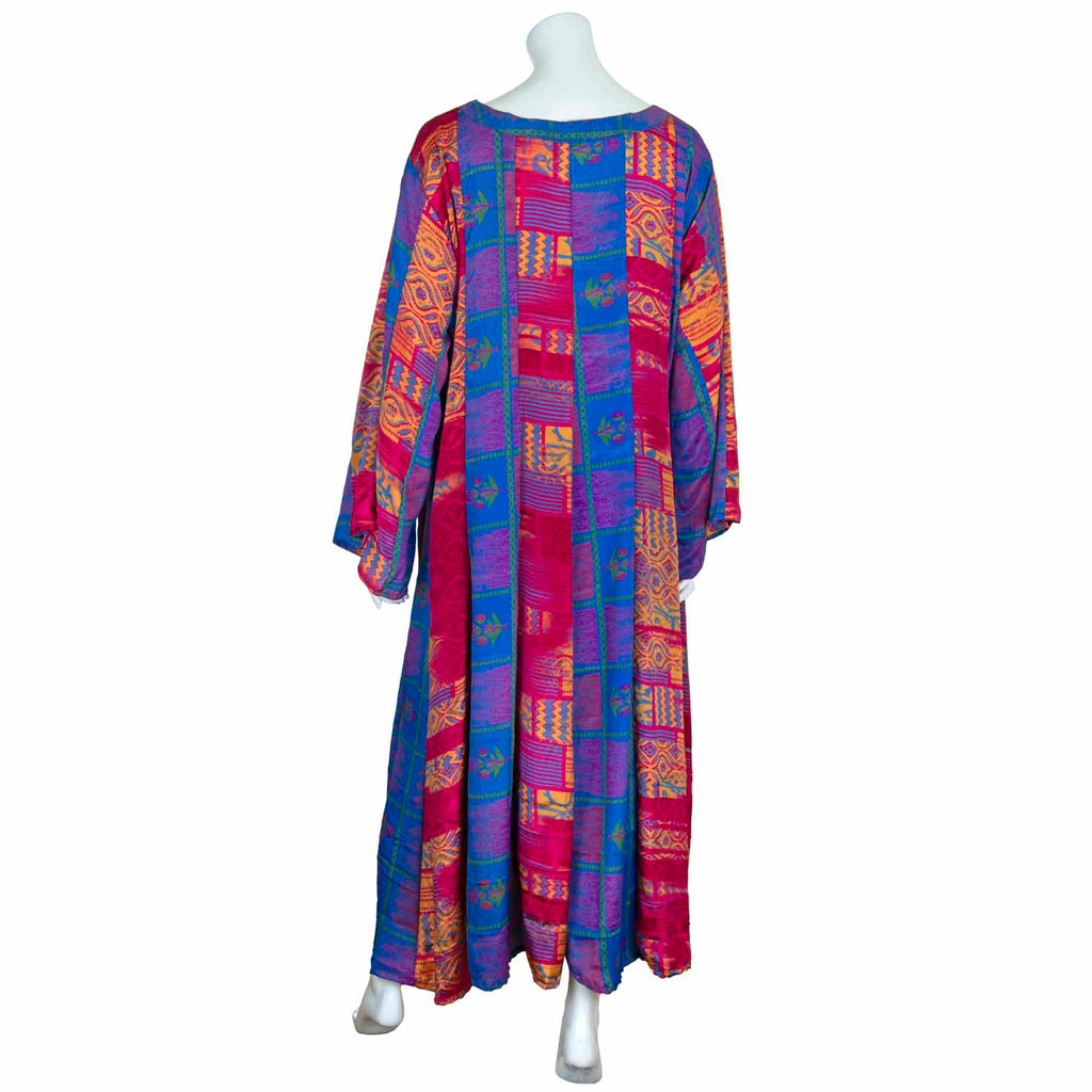Recycled Sari Panel Dress-Dresses-Siesta Crafts