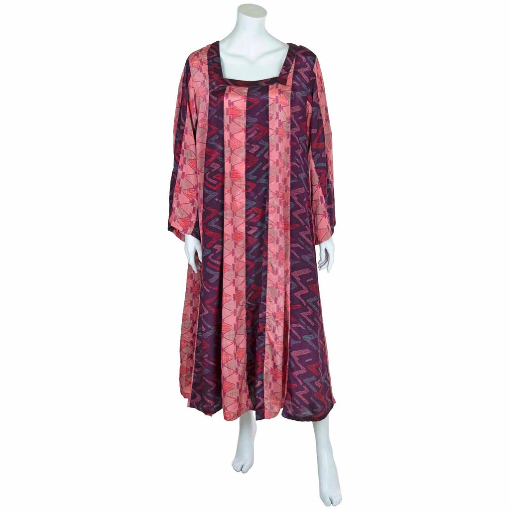 Recycled Sari Panel Dress-Dresses-Siesta Crafts