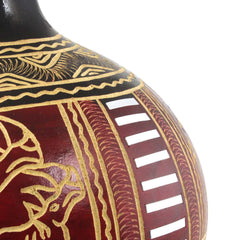 Kenyan Large Engraved Gourd-Home Décor-Siesta Crafts