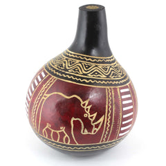 Kenyan Large Engraved Gourd-Home Décor-Siesta Crafts