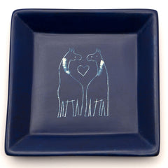 Two Giraffes Soapstone Tray-Storage & Organisation-Siesta Crafts