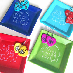 Mother and Baby Hippo Soapstone Tray-Storage & Organisation-Siesta Crafts