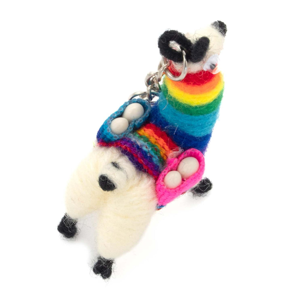 Llama Keyring-Keyrings & Bag Charms-Siesta Crafts
