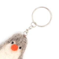 Penguin Felt Keyring-Keyrings & Bag Charms-Siesta Crafts