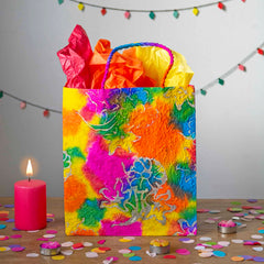 Tie Dye Saa Gift Bag - Large-Office & Stationery-Siesta Crafts