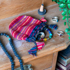 Simple Drawstring Pouch-Bags & Purses-Siesta Crafts