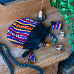 Tibetan Drawstring Pouch-Bags & Purses-Siesta Crafts