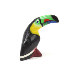 Small Painted Toucan-Ornaments & Figurines-Siesta Crafts