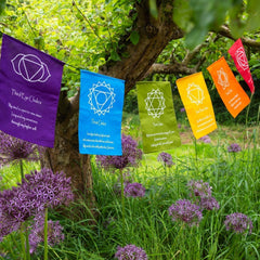 Chakra Prayer Flags-Home Décor-Siesta Crafts
