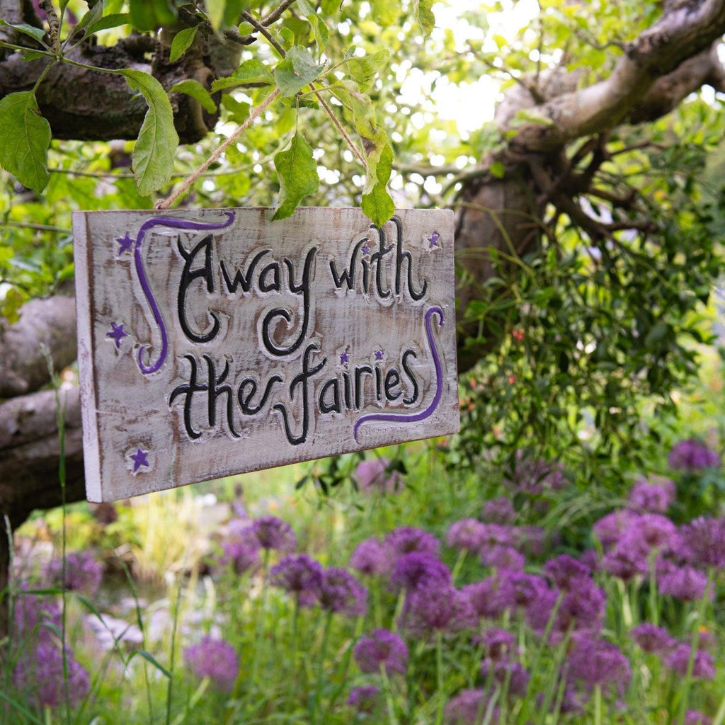 Away with the Fairies Plaque-Home Décor-Siesta Crafts