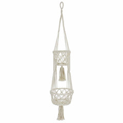 Double Macrame Plant Hanger-Plant Pots, Vases & Hangers-Siesta Crafts