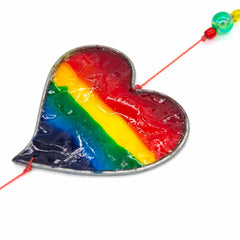 String of Hearts Suncatcher-Home Décor-Siesta Crafts