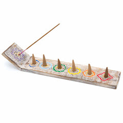 Large Chakra Ashcatcher-Incense Holders-Siesta Crafts