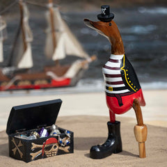 Pirate Duck-Ornaments & Figurines-Siesta Crafts