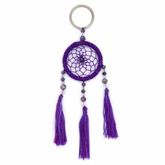 Dreamcatcher Keyring-Keyrings & Bag Charms-Siesta Crafts