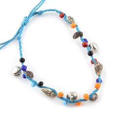 Charm Anklet with Shell-Anklets-Siesta Crafts
