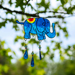 Elephant Suncatcher-Home Décor-Siesta Crafts