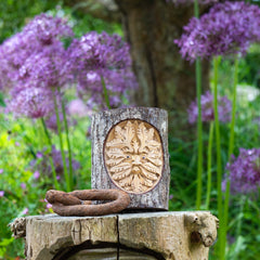 Green Man in Wood-Ornaments & Figurines-Siesta Crafts