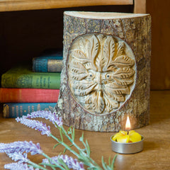 Green Man in Wood-Ornaments & Figurines-Siesta Crafts
