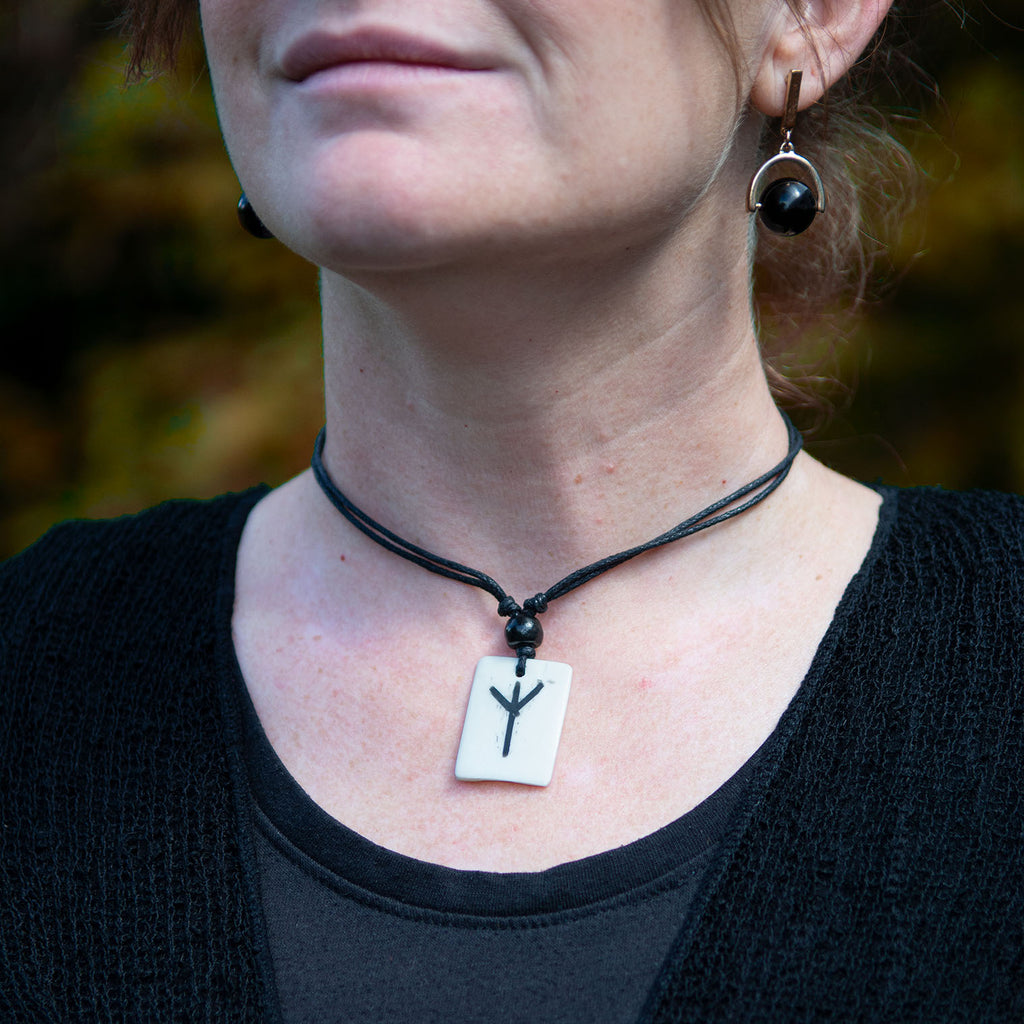Rune Pendant Necklaces - Set of Eight-Necklaces & Pendants-Siesta Crafts