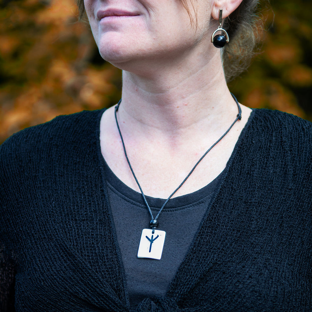 Rune Pendant Necklaces - Set of Eight-Necklaces & Pendants-Siesta Crafts