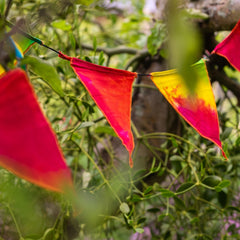 Rainbow Tie Dye Bunting-Home Décor-Siesta Crafts