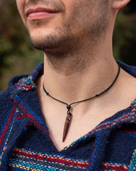 Tribal Carved Necklace-Necklaces & Pendants-Siesta Crafts
