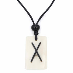 Rune Pendant Necklace-Necklaces & Pendants-Siesta Crafts