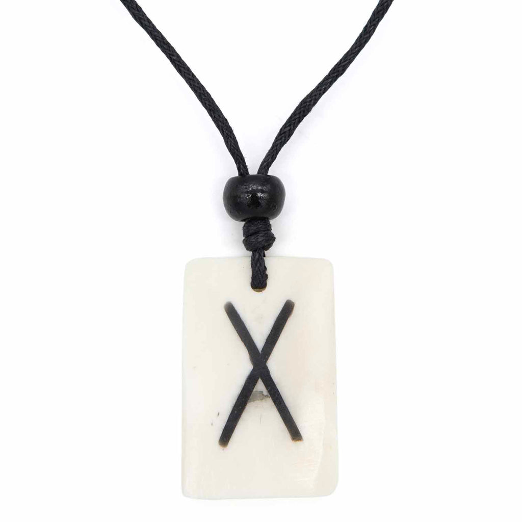 Rune Pendant Necklace-Necklaces & Pendants-Siesta Crafts
