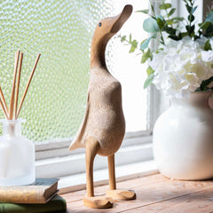 Natural Bamboo Root Duck-Ornaments & Figurines-Siesta Crafts
