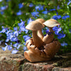 Small Parasite Wood Mushrooms-Ornaments & Figurines-Siesta Crafts