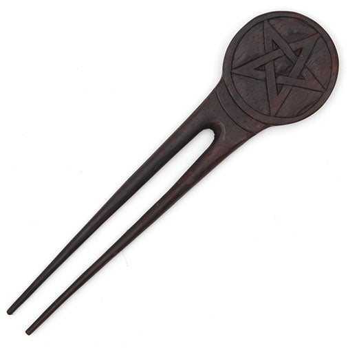 Pentacle Design Hair Fork-Hair Accessories-Siesta Crafts