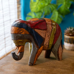 Rustic Elephant-Ornaments & Figurines-Siesta Crafts