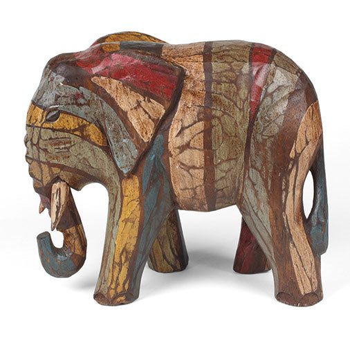 Rustic Elephant-Ornaments & Figurines-Siesta Crafts