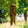 Padi Hat Bamboo Chime - Small-Garden & Outdoors-Siesta Crafts
