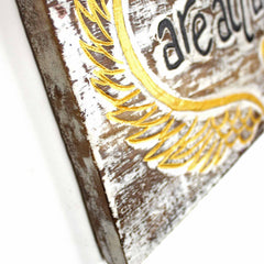 Angel Hugs Plaque-Home Décor-Siesta Crafts