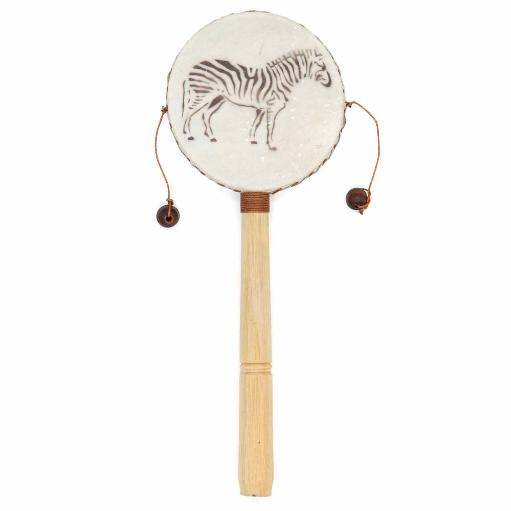 Zebra Zoo Hand Drum-Drums-Siesta Crafts