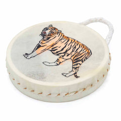 Small Ocean Drum Tiger Design-Drums-Siesta Crafts