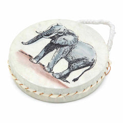 Small Ocean Drum Elephant Design-Drums-Siesta Crafts